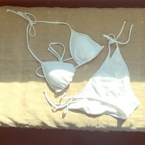 VS White String Bikini - NWOT